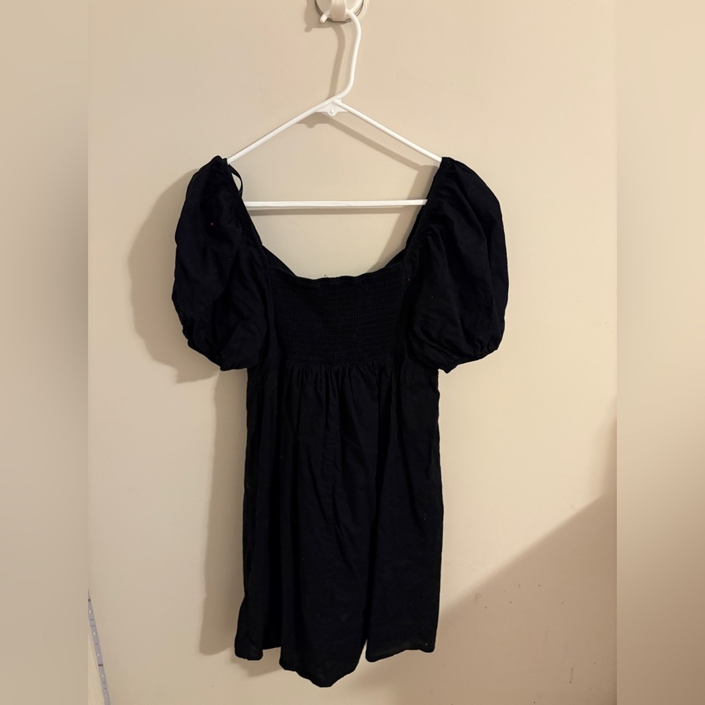 Wild Fable Black Textured Dress